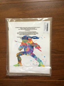 Leonardo Ninja Schildkröte Wandkunstdruck 8x10 Original Verpackung - Bild 1 von 5