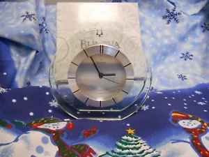 Bulova Accolade Designer's Table Clock - Mineral Glass B2842 - Picture 1 of 7