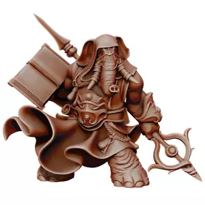 Lanzador de sacerdotes clérigos Loxodon - mazmorras y dragones - mesa en miniatura de fantasía - Imagen 1 de 1