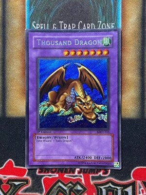 Yugioh Thousand Dragon MRD-143 Secret Rare 1st Edition LP - Image 1 of 4
