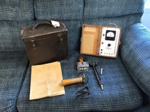 Antikes Hart Feuchtigkeitsmessgerät Steam Punk Vintage Holzwerkzeug 1947 - Bild 1 von 12