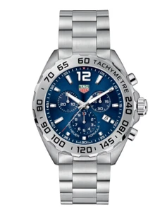 Reloj cronógrafo azul de acero inoxidable TAG Heuer CAZ101K.BA0842 Formula 1 43 mm para hombre - Imagen 1 de 8