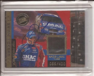 BRIAN VICKERS Signed 2003 Press Pass Authentics Race-Used Tire BV-T3/6 SN 69/400 - Picture 1 of 2