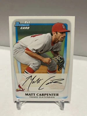 Matt Carpenter 2011 Bowman "1st Bowman" #BP66 St. Louis Cardinals - Image 1 of 2
