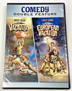 National Lampoons 📀 Vacation and European Vacation Chevy Chase Comedy 2 Movies - Picture 1 of 4