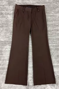 Be Cool Pants Womens Large Brown Bootcut Polyester Blend Casual - Picture 1 of 12