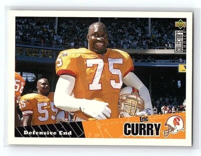 1996 Collector's Choice Eric Curry Tampa Bay Buccaneers #136 - Image 1 of 2