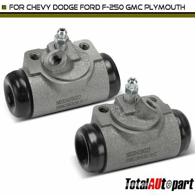 2x Drum Brake Wheel Cylinder for Chevrolet C20 Pickup Ford Dodge Front & Rear - Image 1 of 4