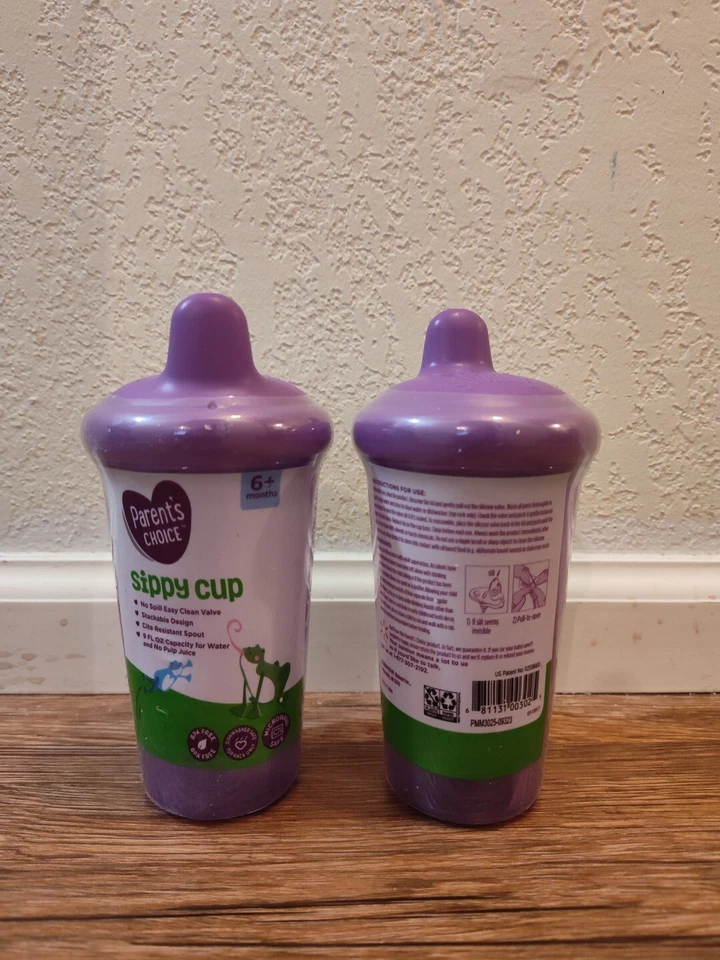 Tazas para sorber 9 oz elección de los padres 6 meses+, púrpura (2) Foto 1 de 1