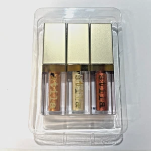 Stila Glitter & Glow Liquid Eye Shadow Set of 3/ ALL FIRED UP- w/Free Ship - Picture 1 of 2