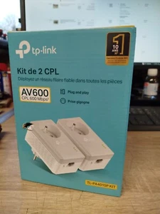 Kit de 2 CPL AV 600 Mbps avec prise intégrée - Afbeelding 1 van 3