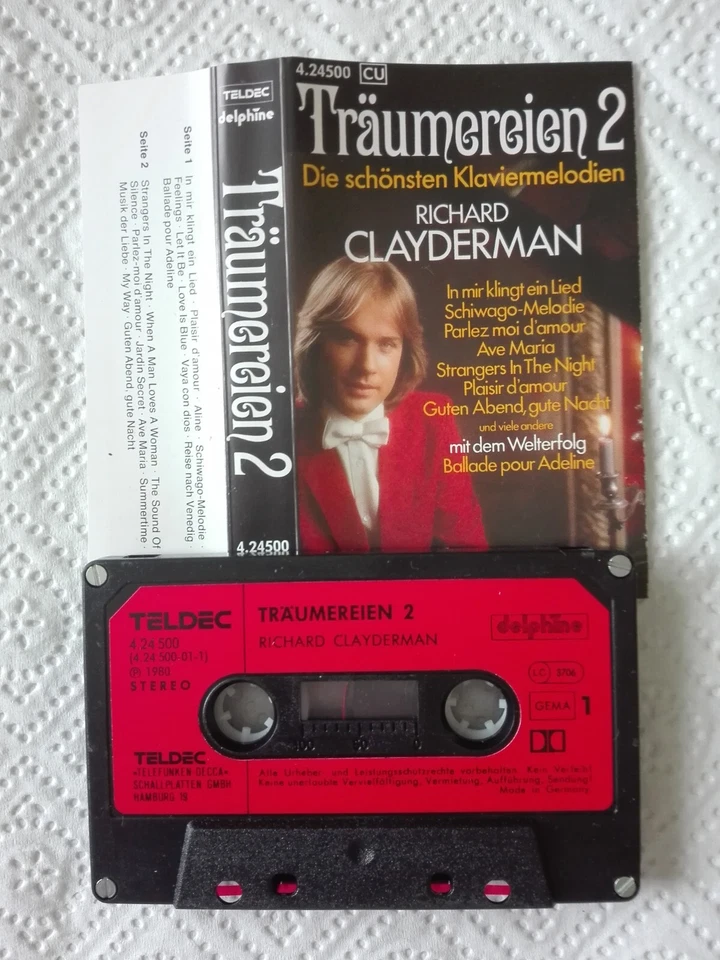 Richard Clayderman - Träumereien 2, Orig. MC Tape, sehr gut - Bild 1 von 1