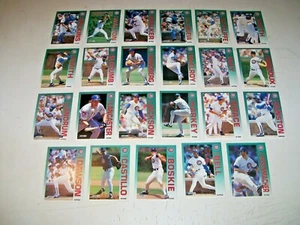 1992 Fleer Chicago Cubs Team Set of 23 Sandberg Maddux Dawson Grace - Picture 1 of 5