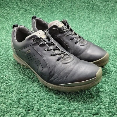Ecco Biom  Hydromax Black  YAK Leather Golf Shoes Women’s Sz 40 US 9  - Image 1 of 4