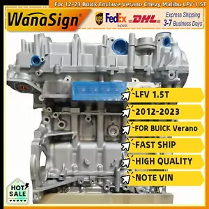 Long Block Engine Assembly For 12-23 Buick Enclave Verano Chevy Malibu LFV 1.5T - Picture 1 of 13