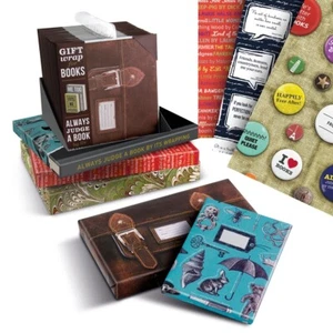 GIFT WRAP FOR BOOKS Literary Wrapping Paper, Ideal for paperback and hardback - Picture 1 of 22