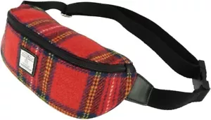 Authentische 100 % Harris Tweed Morar Gürteltasche Bauchtasche für Damen - LB1202 Royal Stewart - Bild 1 von 2