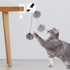 Flutter Interactive Auto Lift Ball Motorized Cat Toy White Cat Teaser Toy