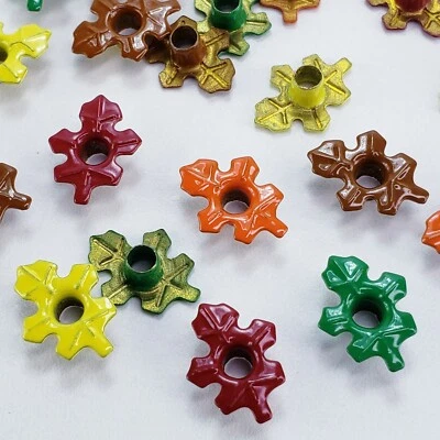 20 ojales de hoja de roble hojas de otoño otoño adornos artesanales tarjetas hechas a mano Foto 1 de 4