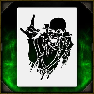 Zombie Torso 4 - Airbrush Stencil Template Airsick Zombies - Picture 1 of 1