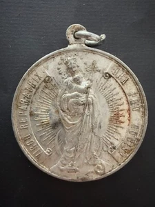 Antike religiöse Medaillen JUNGFRAU MARIA "XL" - Bild 1 von 2