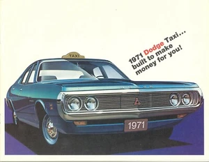 1971 Dodge Coronet Polara Sportsman Taxi Fleet NOS Sales Brochure - Picture 1 of 1