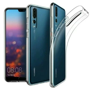 SOFT TPU HANDYHÜLLE FÜR HUAWEI HANDY SCHUTZ HÜLLE SILIKON Y6 Y7 MATE CASE KLAR - Bild 1 von 5