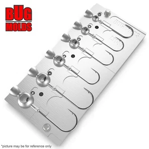 Molde para fregadero de pesca de aluminio molde para pesca señuelos moldes de plomo plantilla ojo redondo - Imagen 1 de 6