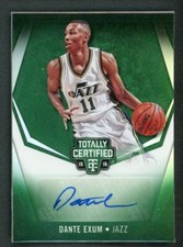 2015-16 Dante Exum 1/5 Auto Panini Totally Certified Autographs 