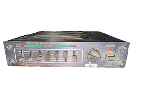 Vintage Unitech Stereo Graphic Equalizer Booster EQ-7M Band UNTESTED - Bild 1 von 9