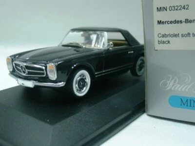 Mercedes-Benz 280 SL Cabriolet soft top black Minichamps [MIN 032242] - Image 1 of 4