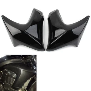 Schwarzglänzend Kühlerdeckel-Verkleidungs-Druckplatte für KAWASAKI ER6N 2012-16 - Bild 1 von 8