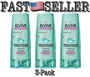 3er-Pack L'Oreal Paris Elvive Extraordinary Clay Rebalancing Conditioner, 12,6oz - Bild 1 von 7