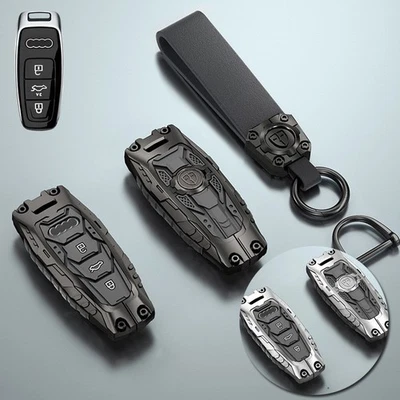 Metal Car Key Fob Case  Cover For Audi A3 A6 A7 Q7 S6 S7 S8 A8 SQ7 SQ8 RS7 S3 Q8 - Image 1 of 4