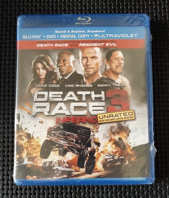 NEW Death Race 3: Inferno (Blu-ray/DVD, 2013, Unrated 2-Disc Set) - Image 1 of 3