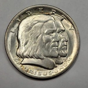 1936 Long Island Commemorative Half Dollar 50c UNC Lusterous Gem *K689 - Picture 1 of 2