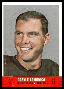 1968 Topps Stand Up Daryle Lamonica Oakland Raiders A19 - Imagen 1 de 2
