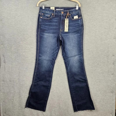 Pantalones de mezclilla para mujer American Rag Cie Kick Flare nuevo ajuste tiro alto azules talla 11 NUEVO Foto 1 de 4
