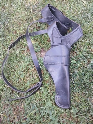 Leather Shoulder holster S&W K frame or similar - Image 1 of 3