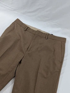 Banana Republic Soft Wool Dress Pants Men’s 34x31 (34x34 Tag) Brown Fabbrica  - Picture 1 of 9