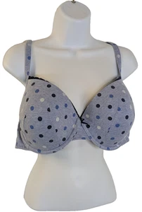 Cacique, Sujetador Balconette, Azul con Lunares, Talla 42DD - Imagen 1 de 4