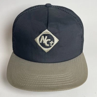 Gorra de camionero vintage K-Products malla a presión NC+ granjero hecha en EE. UU. dos tonos Foto 1 de 4