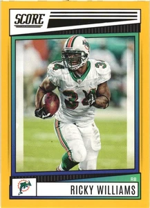 2022 Score Gold #280 Ricky Williams Miami Dolphins - Picture 1 of 2