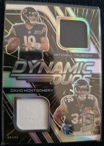 David Montgomery Trubisky 2020 Panini Spectra Dynamic Duos Materials HYPER /49 - Bild 1 von 2