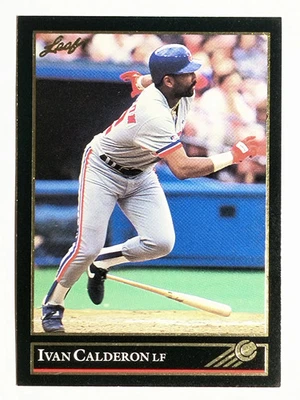 1992 Leaf Black Gold #283 Ivan Calderon - Image 1 of 2