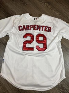 MAJESTIC ST. LOUIS CARDINALS STITCHED JERSEY CARPENTER #29 2011 WS PATCH SIZE 56 - Bild 1 von 10