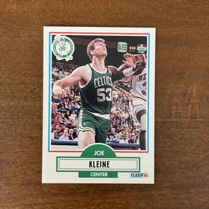 Tarjeta de baloncesto Fleer #10 Joe Kleine 1990-91 Boston Celtics - Fresh Pull - Imagen 1 de 2