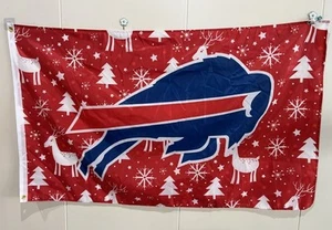Christmas Buffalo Bills 3x5 ft Flag Banner Football ● FREE SHIPPING ● Limited  - Picture 1 of 1