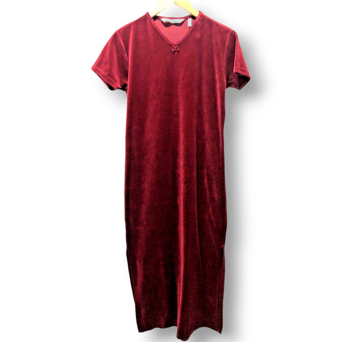 UNDERCOVER Abito Victorias Secret Country in velluto medio lungo tubino manica corta vacanza