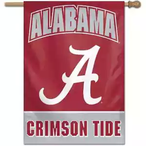 NCAA Vertical Flag 28"x40" Indoor & Outdoor Flag Single Sided Wincraft - Picture 1 of 28